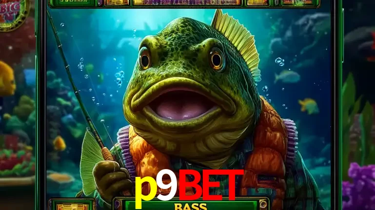 Personagem de peixe pescador do popular jogo de slot com tema de pescaria, uma das emocionantes opções de caça-níqueis para jogar e ganhar no cassino p9bet.